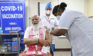 PM Modi took covaxin dose
