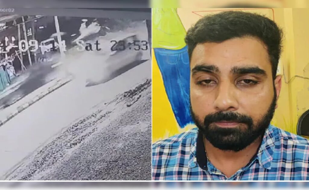 इंदौर में bmw कार ने स्कूटी में मारी टक्कर, हवा में उछलीं महिलाएं, मौके पर ही हुई मौत