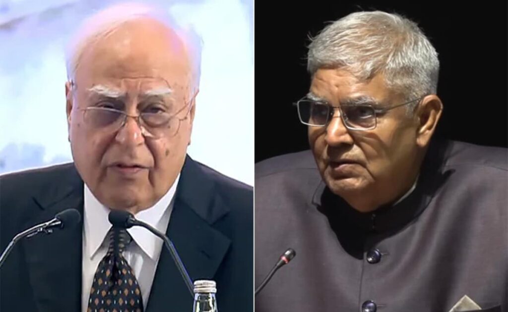 'नमक छिड़क रहे...', कोलकाता रेप मर्डर मामले में उपराष्‍ट्रपति धनखड़ का सिब्‍बल पर निशाना