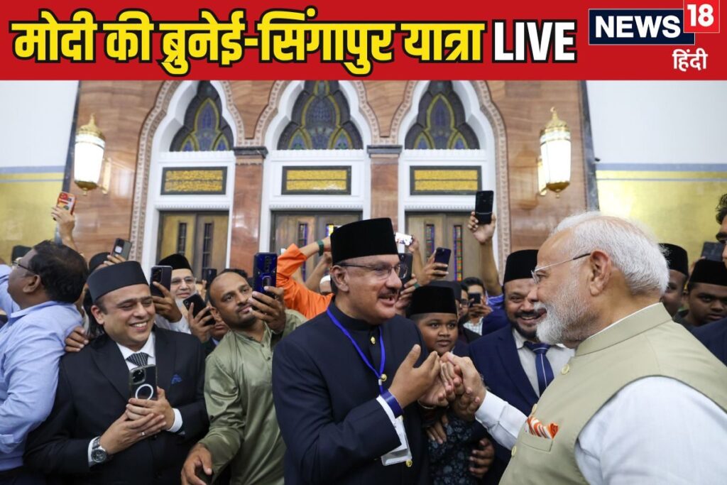 मोदी आज ब्रुनेई में क्या क्या करेंगे, सुल्तान संग लंच कब, सिंगापुर कब जाएंगे?