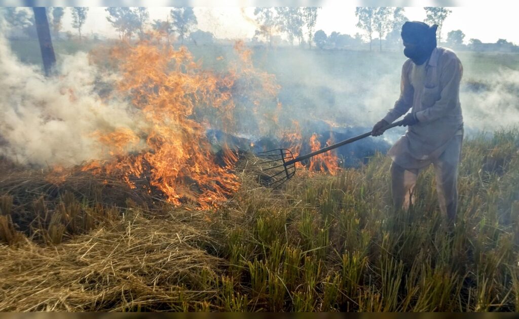 पराली जलाने पर केंद्र सरकार सख्त, जुर्माना दोगुना किया