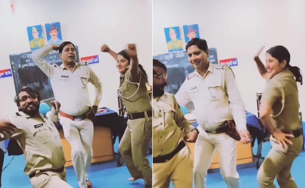 दरोगा जी ने थाने में सिपाहियों संग लगाए ठुमके, वीडियो देख बोले लोग ड्यूटी अपनी जगह, मौज मस्ती नहीं रुकनी चाहिए