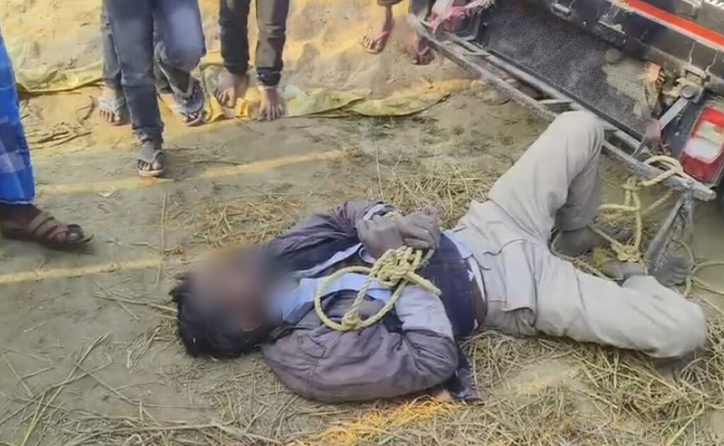 बिहार के मुजफ्फरपुर में ट्रैक्‍टर चोरी के आरोप में युवक की पीट पीटकर हत्या