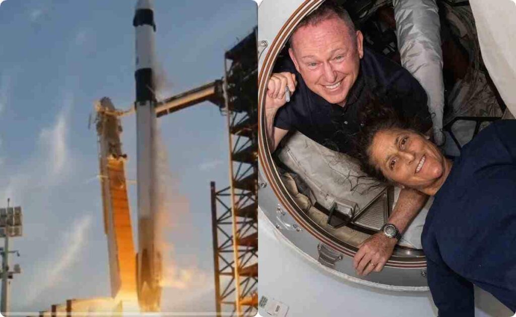 सुनीता विलियम्स और बुच विल्मोर को वापस लाने के लिए spacex ने लॉन्च किया मिशन