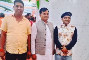 Pravesh Shukla with MLA