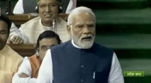 PM Modi in Lok sabha