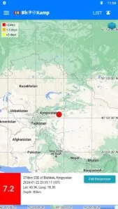 Earthquake in Delhi 22 jan