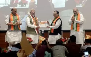 PM Modi membership in BJP